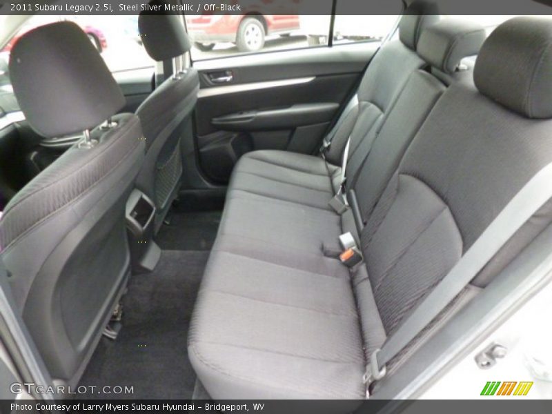 Steel Silver Metallic / Off-Black 2011 Subaru Legacy 2.5i