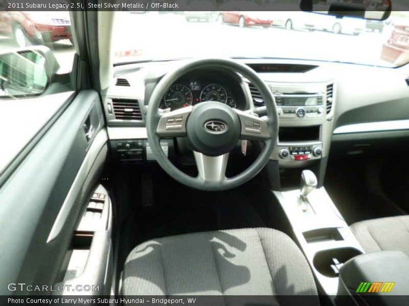 Steel Silver Metallic / Off-Black 2011 Subaru Legacy 2.5i