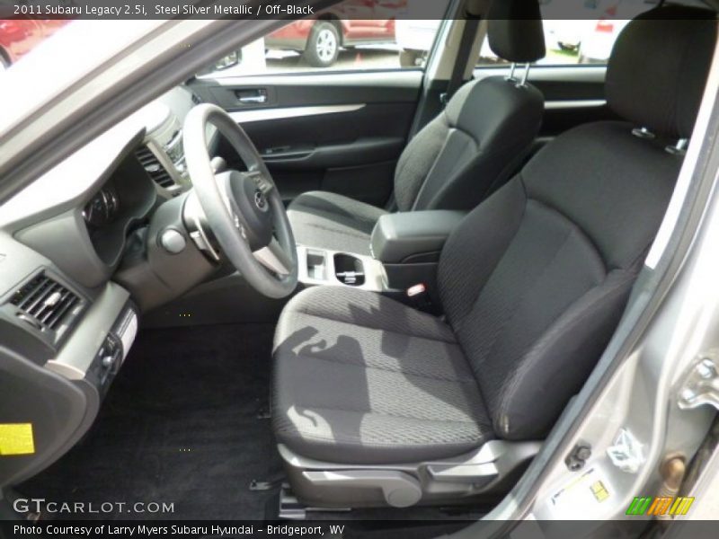 Steel Silver Metallic / Off-Black 2011 Subaru Legacy 2.5i