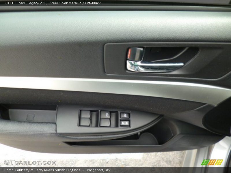 Steel Silver Metallic / Off-Black 2011 Subaru Legacy 2.5i