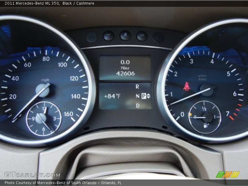 Black / Cashmere 2011 Mercedes-Benz ML 350
