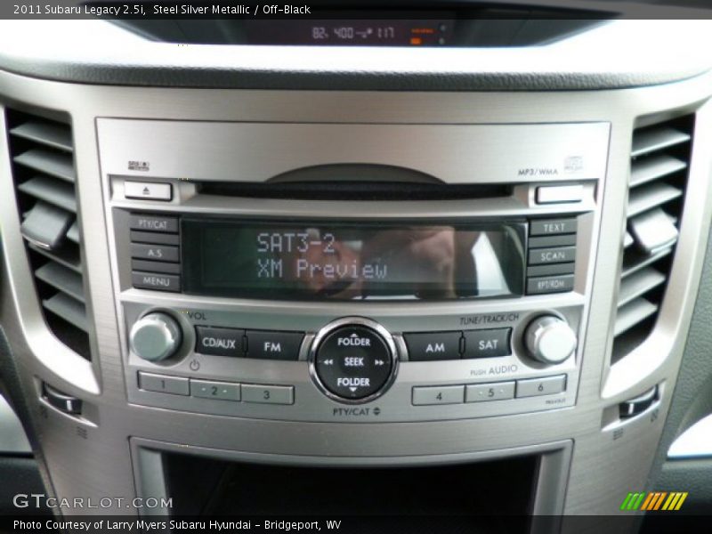 Audio System of 2011 Legacy 2.5i