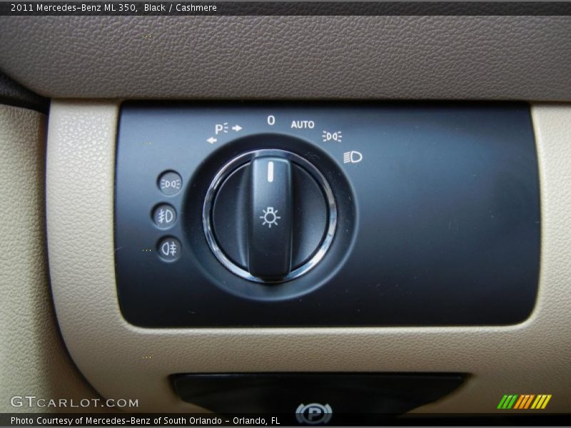 Black / Cashmere 2011 Mercedes-Benz ML 350