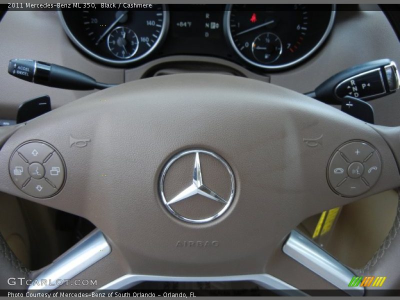 Black / Cashmere 2011 Mercedes-Benz ML 350