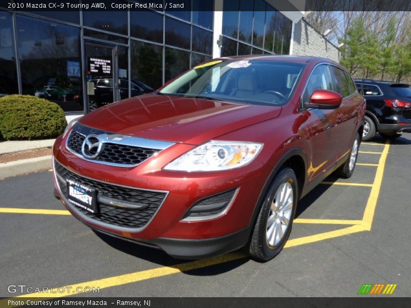 Copper Red Mica / Sand 2010 Mazda CX-9 Touring AWD