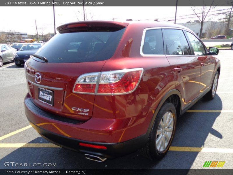 Copper Red Mica / Sand 2010 Mazda CX-9 Touring AWD