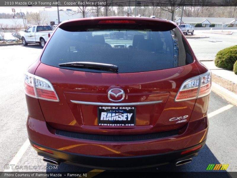 Copper Red Mica / Sand 2010 Mazda CX-9 Touring AWD