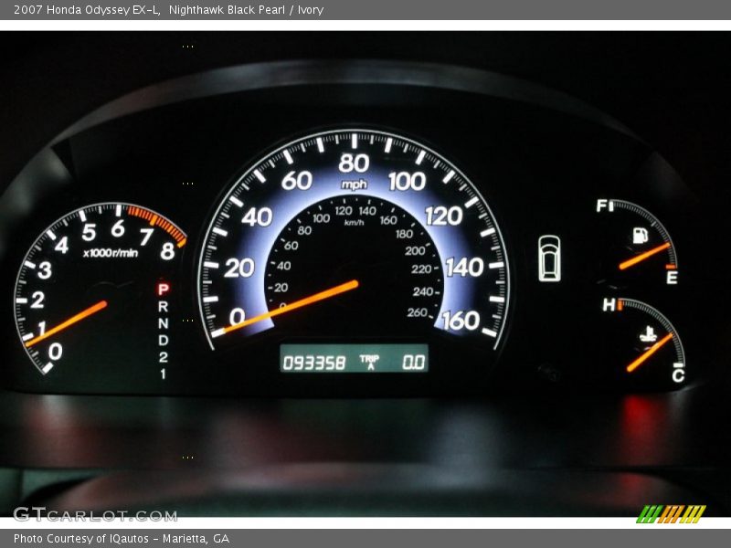 Nighthawk Black Pearl / Ivory 2007 Honda Odyssey EX-L