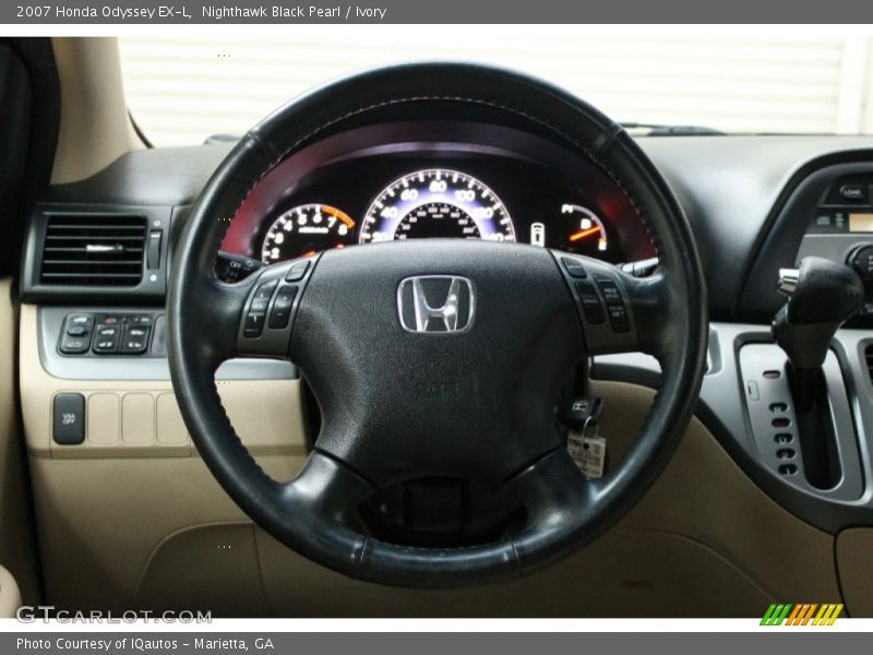 Nighthawk Black Pearl / Ivory 2007 Honda Odyssey EX-L