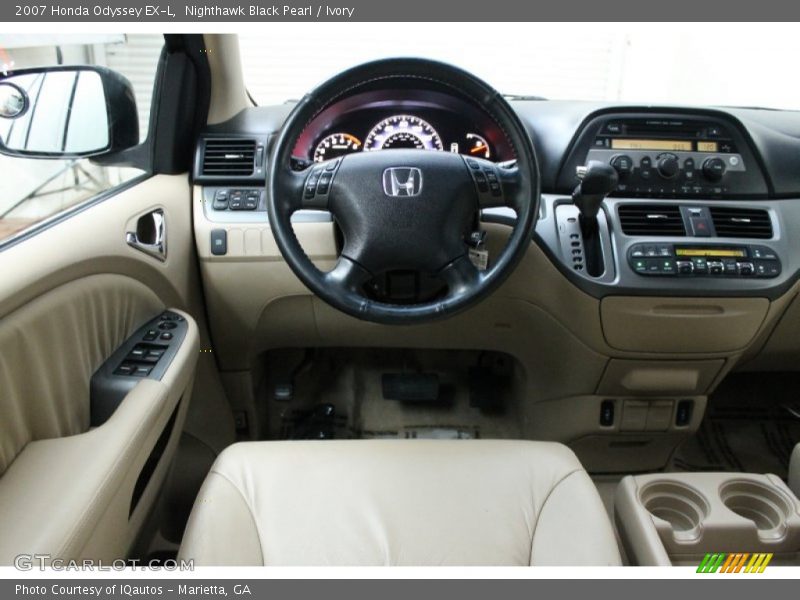 Nighthawk Black Pearl / Ivory 2007 Honda Odyssey EX-L