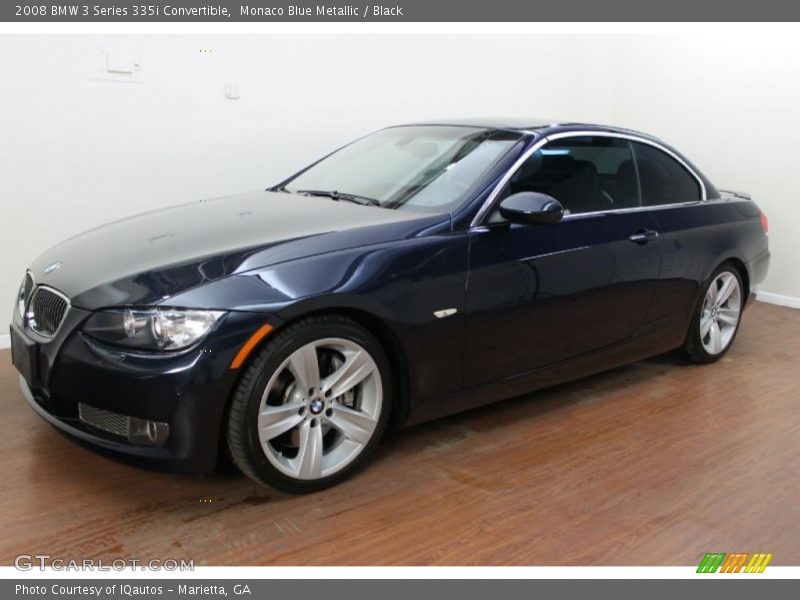 Monaco Blue Metallic / Black 2008 BMW 3 Series 335i Convertible