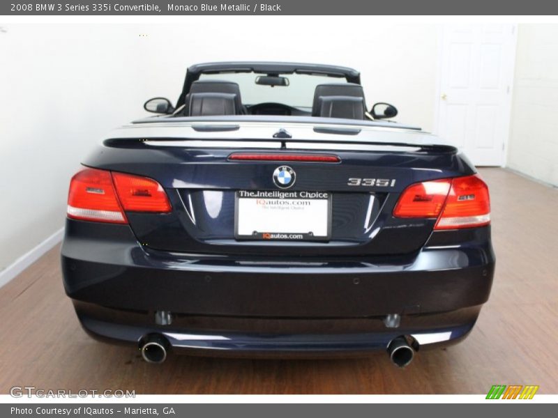 Monaco Blue Metallic / Black 2008 BMW 3 Series 335i Convertible
