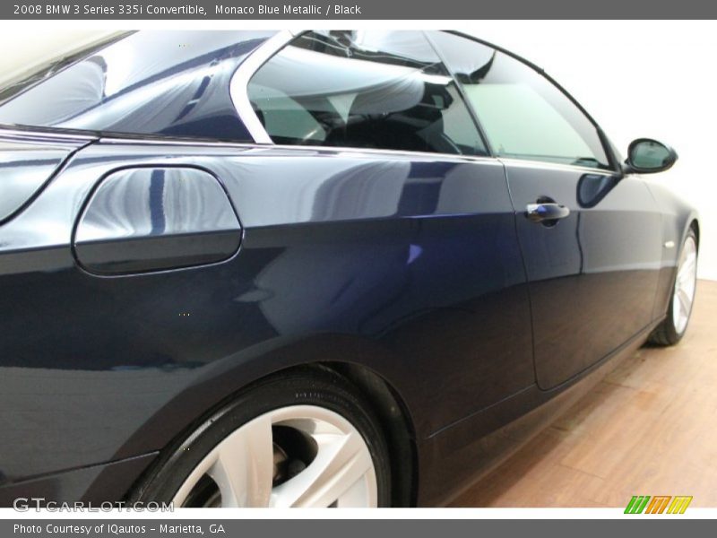 Monaco Blue Metallic / Black 2008 BMW 3 Series 335i Convertible