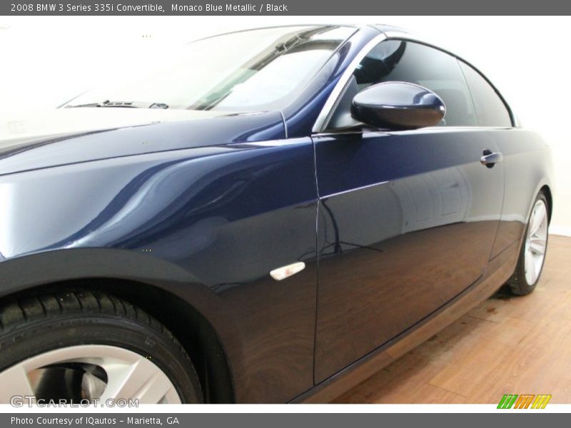 Monaco Blue Metallic / Black 2008 BMW 3 Series 335i Convertible