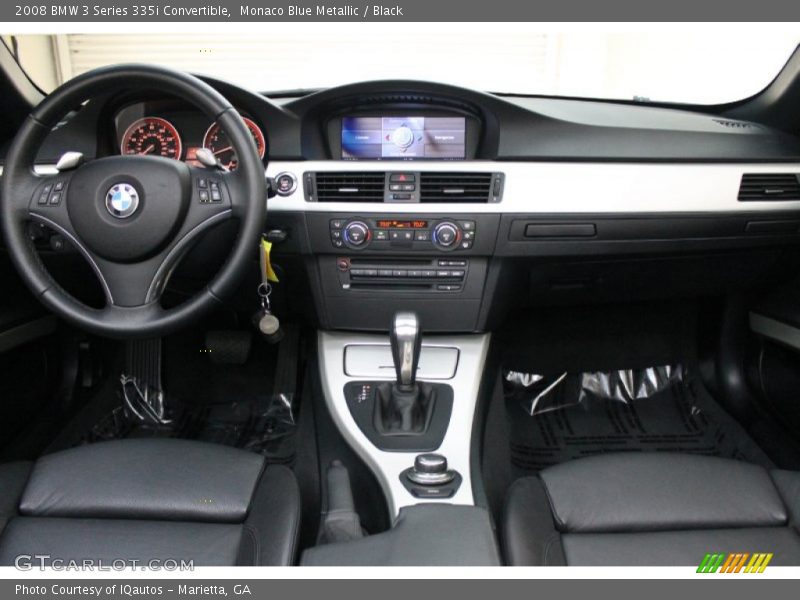 Monaco Blue Metallic / Black 2008 BMW 3 Series 335i Convertible