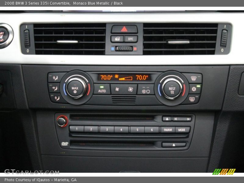 Controls of 2008 3 Series 335i Convertible
