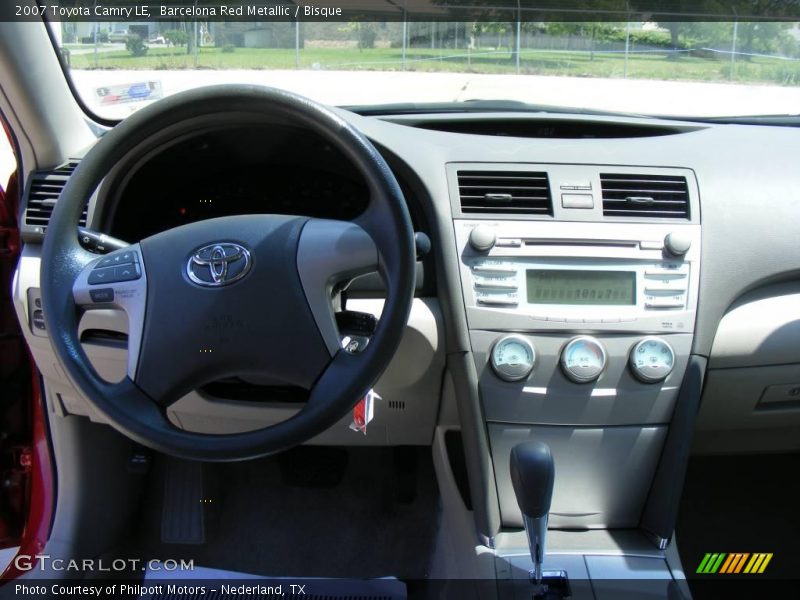 Barcelona Red Metallic / Bisque 2007 Toyota Camry LE