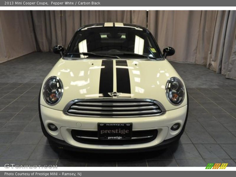 Pepper White / Carbon Black 2013 Mini Cooper Coupe