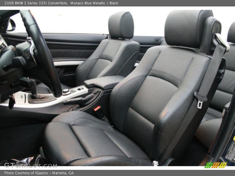 Monaco Blue Metallic / Black 2008 BMW 3 Series 335i Convertible