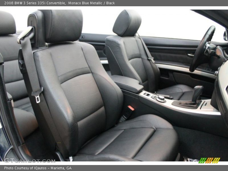 Monaco Blue Metallic / Black 2008 BMW 3 Series 335i Convertible
