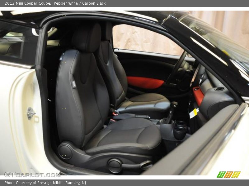 Pepper White / Carbon Black 2013 Mini Cooper Coupe