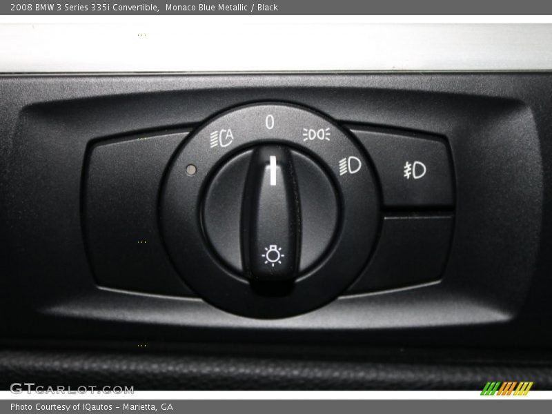 Monaco Blue Metallic / Black 2008 BMW 3 Series 335i Convertible