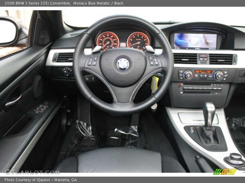 Monaco Blue Metallic / Black 2008 BMW 3 Series 335i Convertible