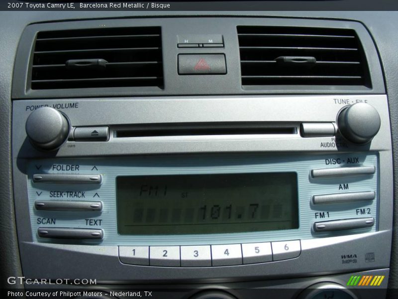 Barcelona Red Metallic / Bisque 2007 Toyota Camry LE