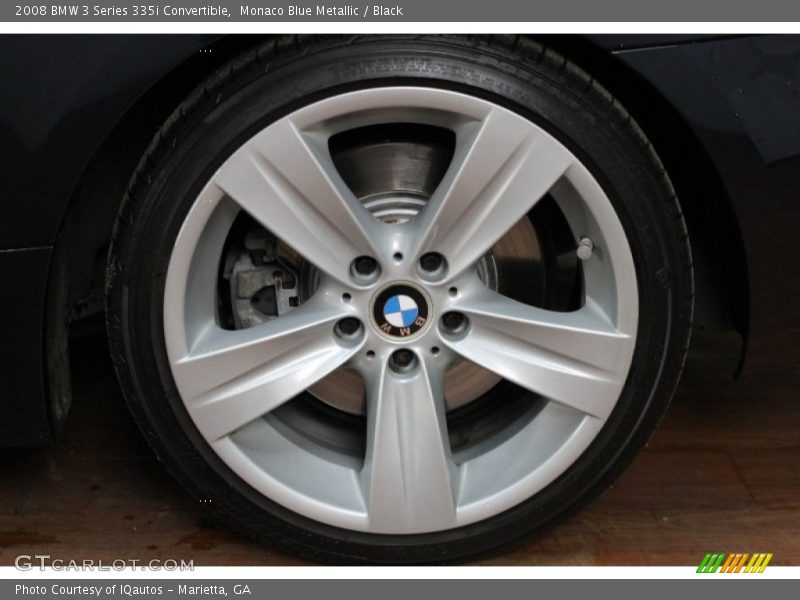 Monaco Blue Metallic / Black 2008 BMW 3 Series 335i Convertible