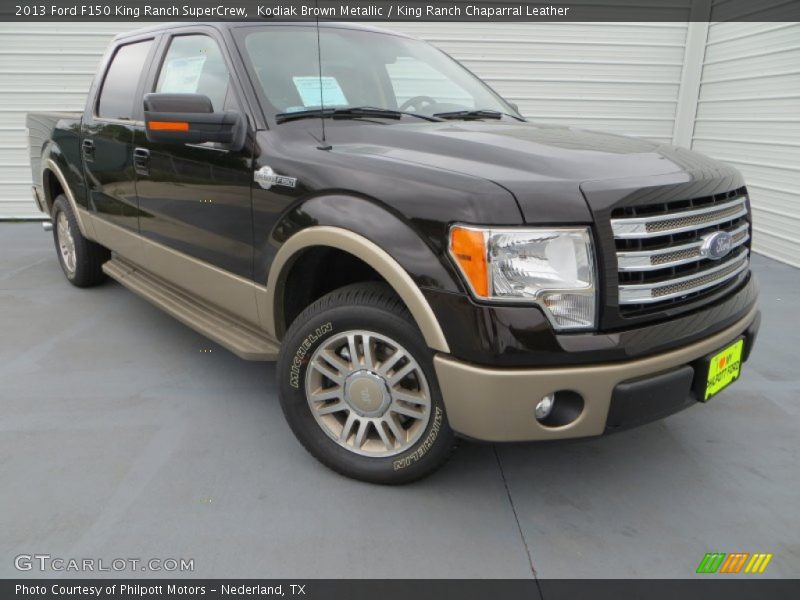 Kodiak Brown Metallic / King Ranch Chaparral Leather 2013 Ford F150 King Ranch SuperCrew