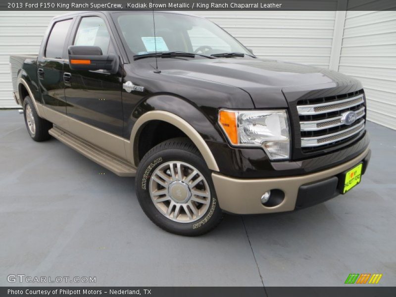 Kodiak Brown Metallic / King Ranch Chaparral Leather 2013 Ford F150 King Ranch SuperCrew
