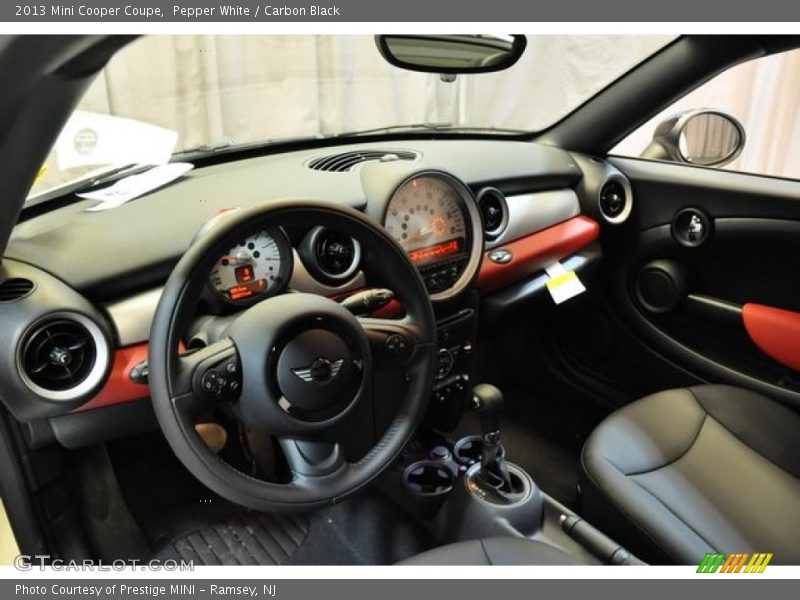 Pepper White / Carbon Black 2013 Mini Cooper Coupe