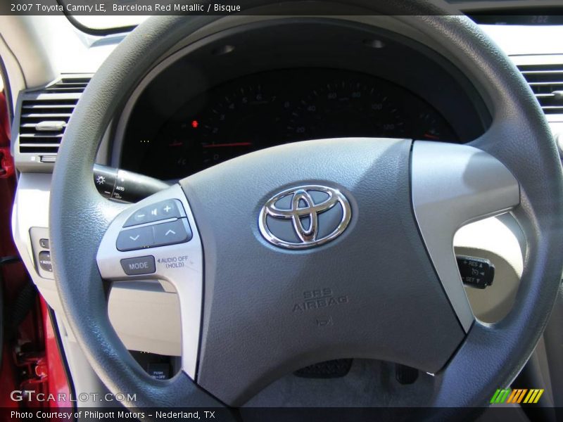 Barcelona Red Metallic / Bisque 2007 Toyota Camry LE