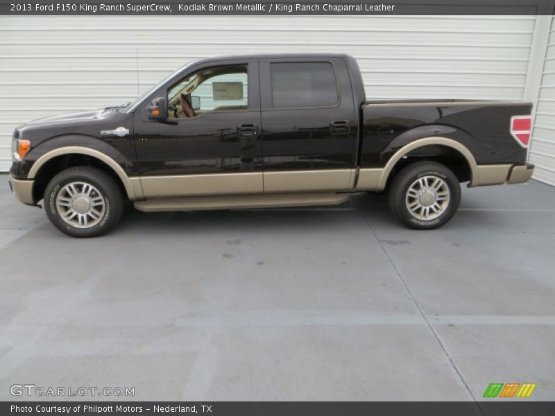 Kodiak Brown Metallic / King Ranch Chaparral Leather 2013 Ford F150 King Ranch SuperCrew