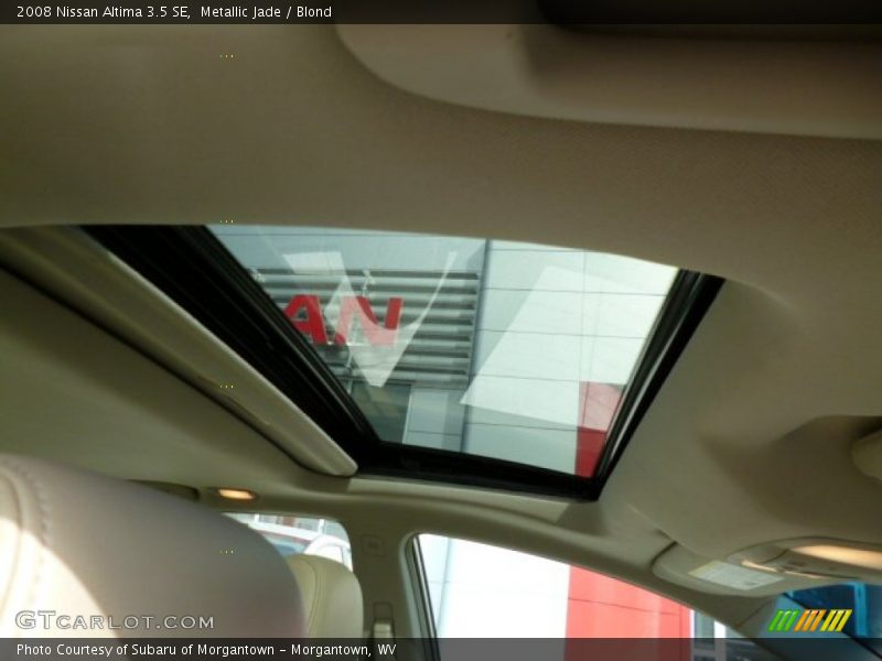 Metallic Jade / Blond 2008 Nissan Altima 3.5 SE