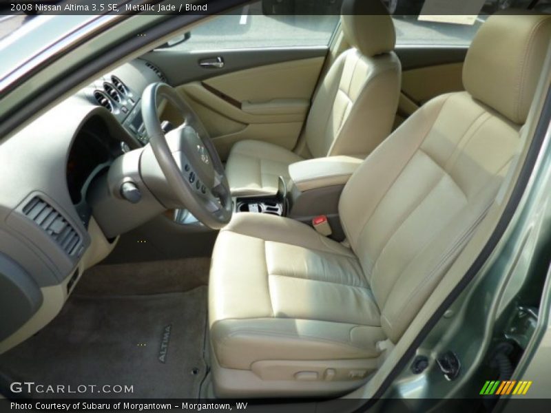 Metallic Jade / Blond 2008 Nissan Altima 3.5 SE