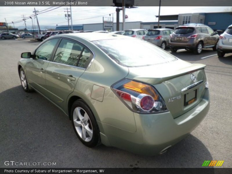 Metallic Jade / Blond 2008 Nissan Altima 3.5 SE