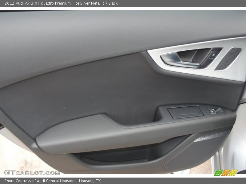 Ice Silver Metallic / Black 2012 Audi A7 3.0T quattro Premium