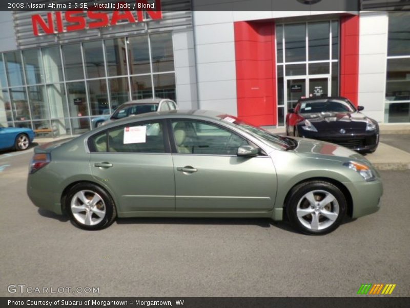 Metallic Jade / Blond 2008 Nissan Altima 3.5 SE
