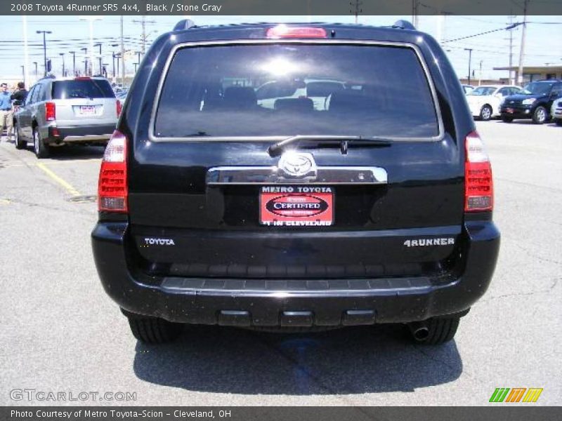 Black / Stone Gray 2008 Toyota 4Runner SR5 4x4