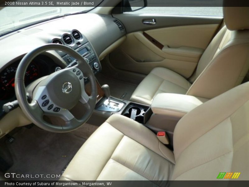 Metallic Jade / Blond 2008 Nissan Altima 3.5 SE