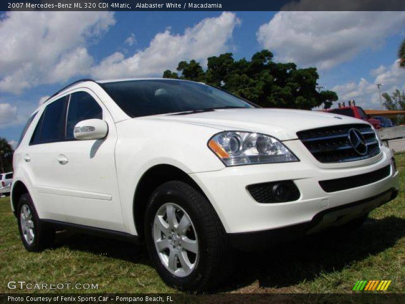 Alabaster White / Macadamia 2007 Mercedes-Benz ML 320 CDI 4Matic