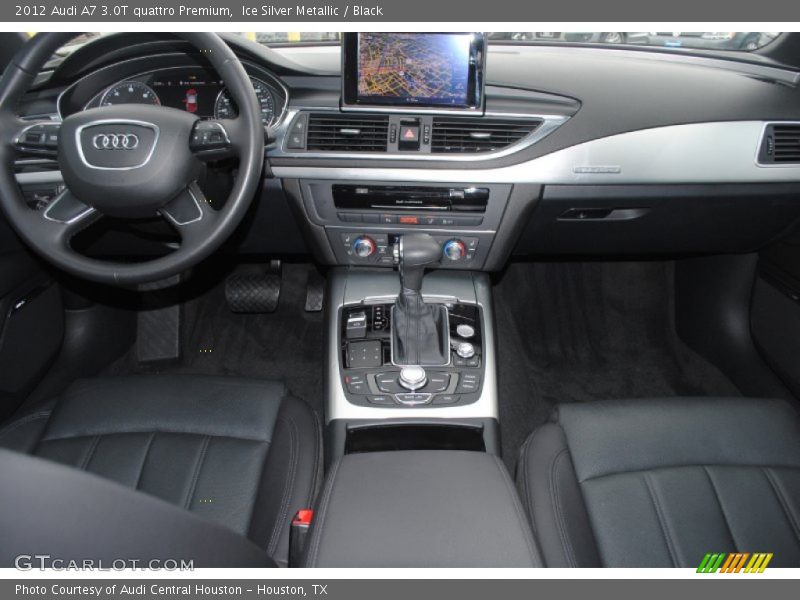 Ice Silver Metallic / Black 2012 Audi A7 3.0T quattro Premium