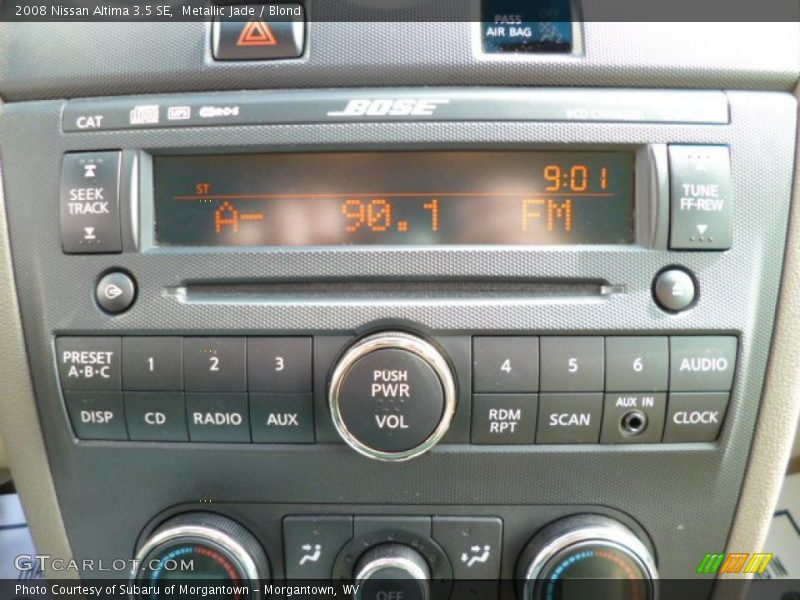 Metallic Jade / Blond 2008 Nissan Altima 3.5 SE