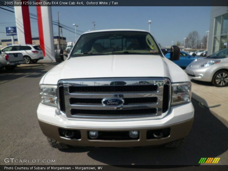 Oxford White / Tan 2005 Ford F250 Super Duty FX4 Crew Cab 4x4