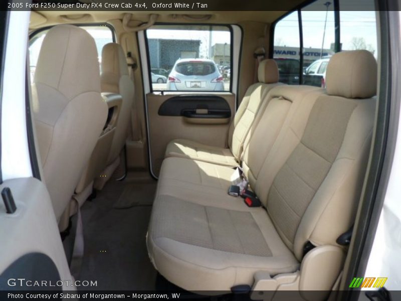 Oxford White / Tan 2005 Ford F250 Super Duty FX4 Crew Cab 4x4