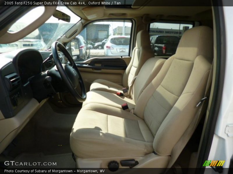 Oxford White / Tan 2005 Ford F250 Super Duty FX4 Crew Cab 4x4