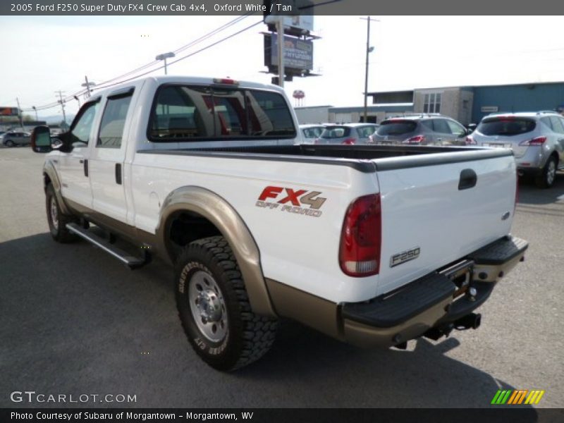 Oxford White / Tan 2005 Ford F250 Super Duty FX4 Crew Cab 4x4