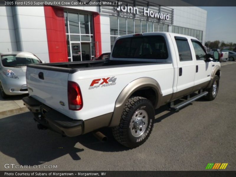 Oxford White / Tan 2005 Ford F250 Super Duty FX4 Crew Cab 4x4