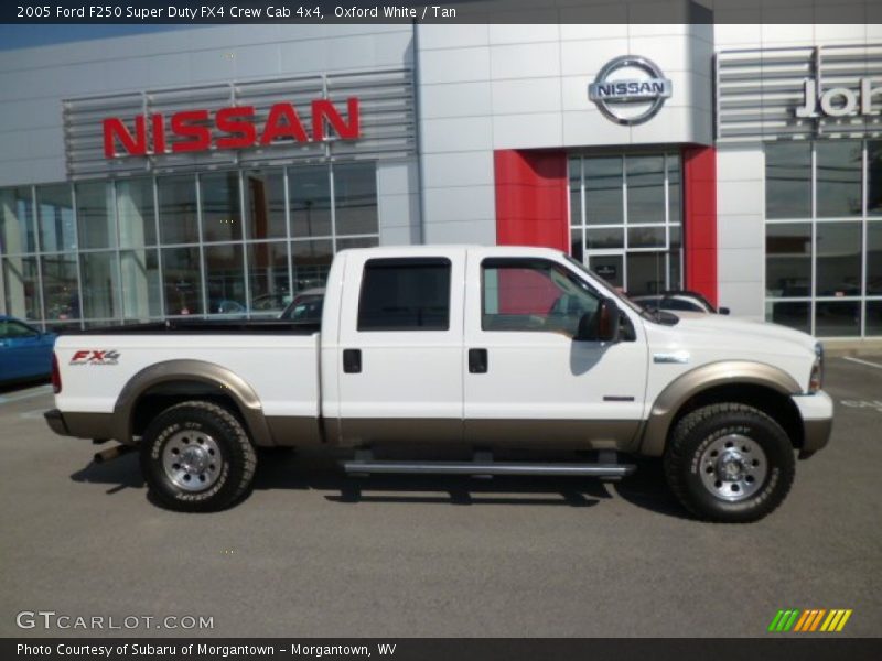 Oxford White / Tan 2005 Ford F250 Super Duty FX4 Crew Cab 4x4
